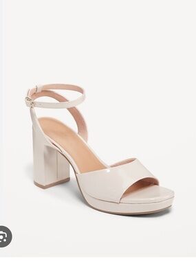 Old Navy Faux-Leather Platform Heels